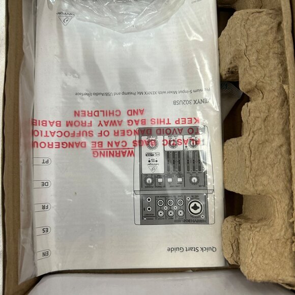 Behringer XENYX 302USB Premium 5-Input Mixer USB/Audio Interface Compact Design - Picture 4 of 9